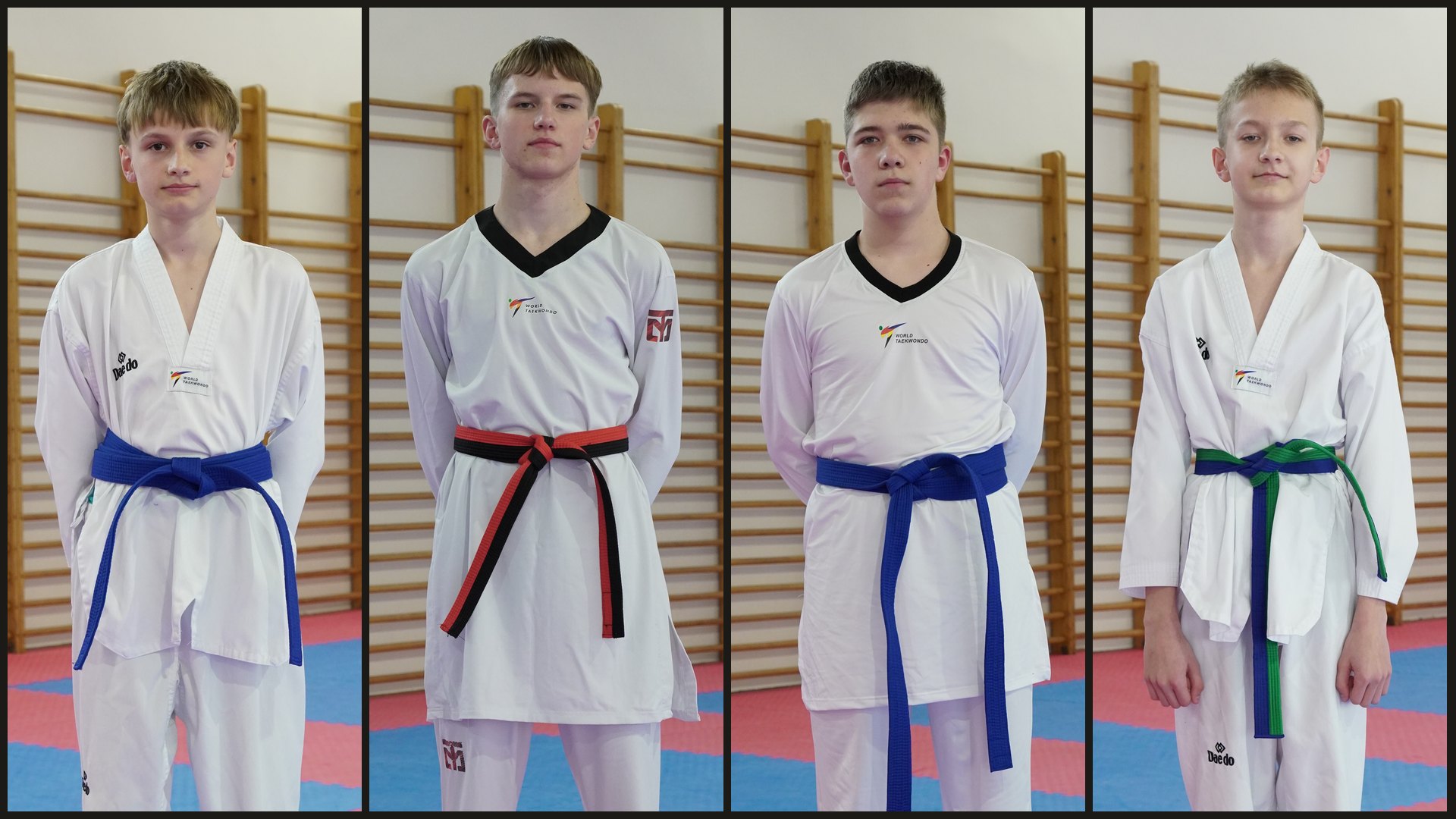 Zawodnicy UKS Żyrzyn Taekwondo Team